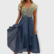 Lara – Chiffon-Partykleid für Damen – Ansicht 6