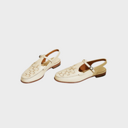 Palermo – Leder-Slingback-Sandalen für Damen – Ansicht 14