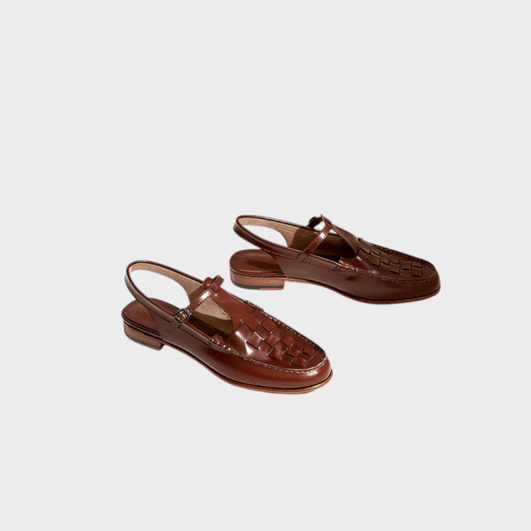 Palermo – Leder-Slingback-Sandalen für Damen – Ansicht 15