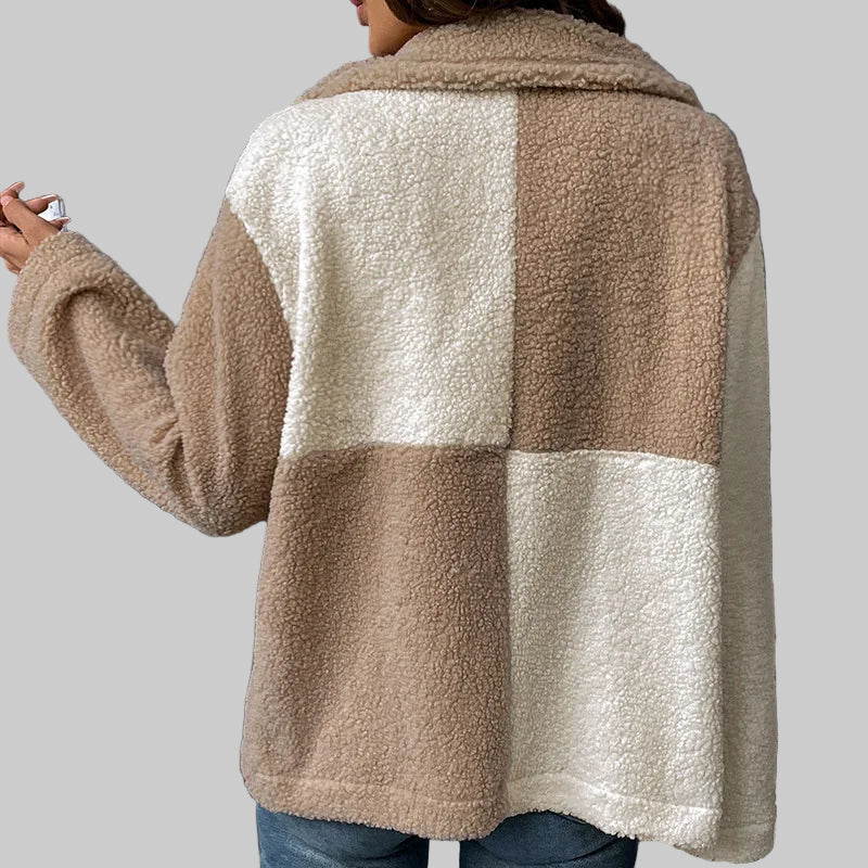 Sierra – Sherpa-Fleecejacke für Damen – Ansicht 6