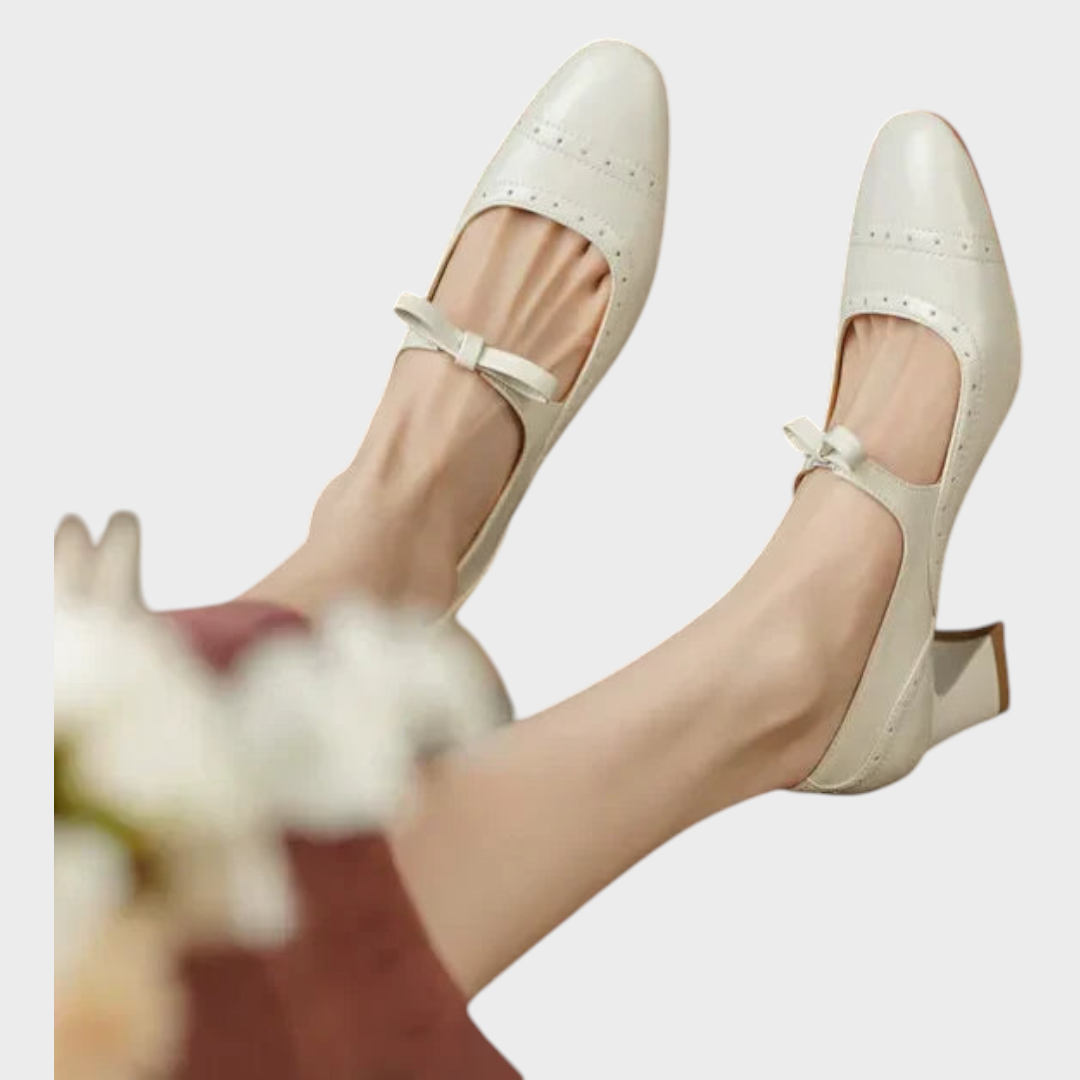 Carmella | Mary Jane Schuhe mit Blockabsatz
