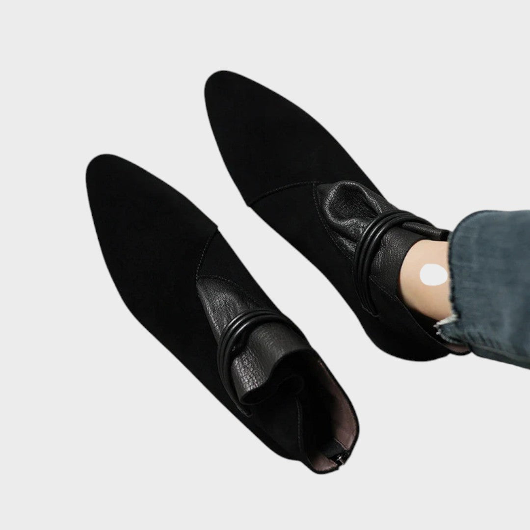 Vivienne – Wildleder-Stiefeletten für Damen – Ansicht 2