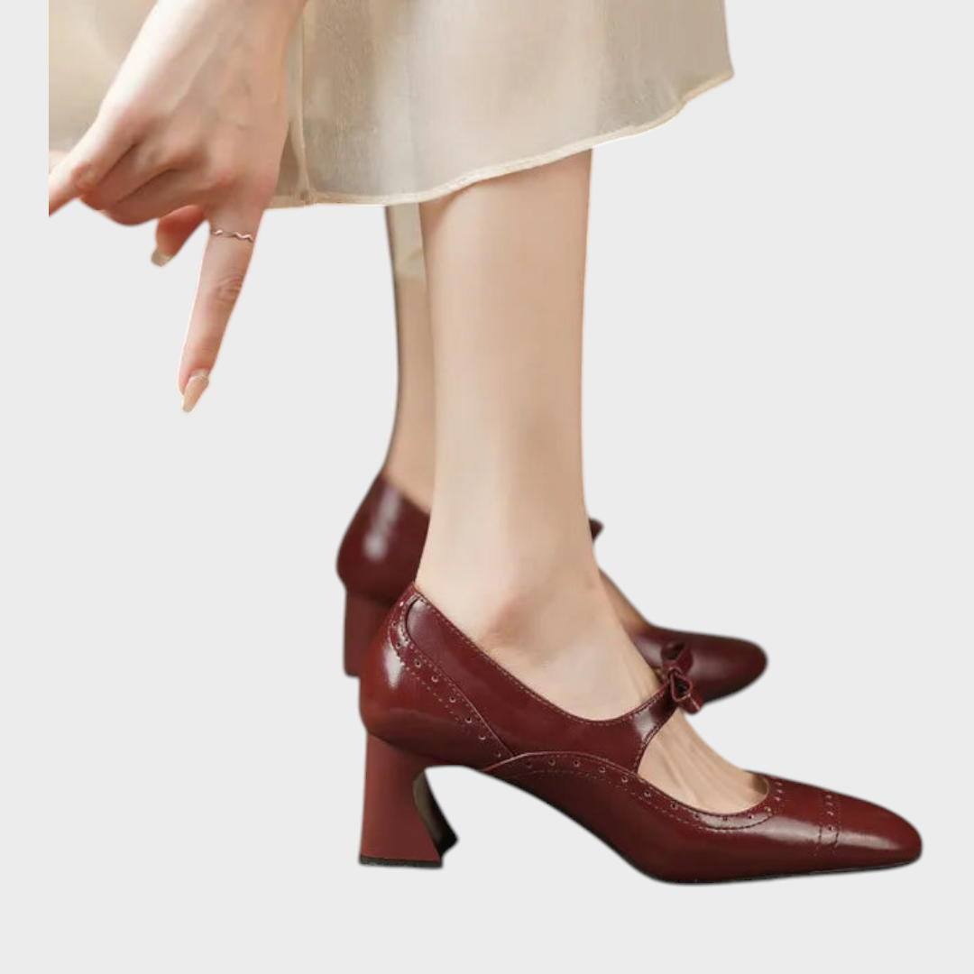 Carmella | Mary Jane Schuhe mit Blockabsatz