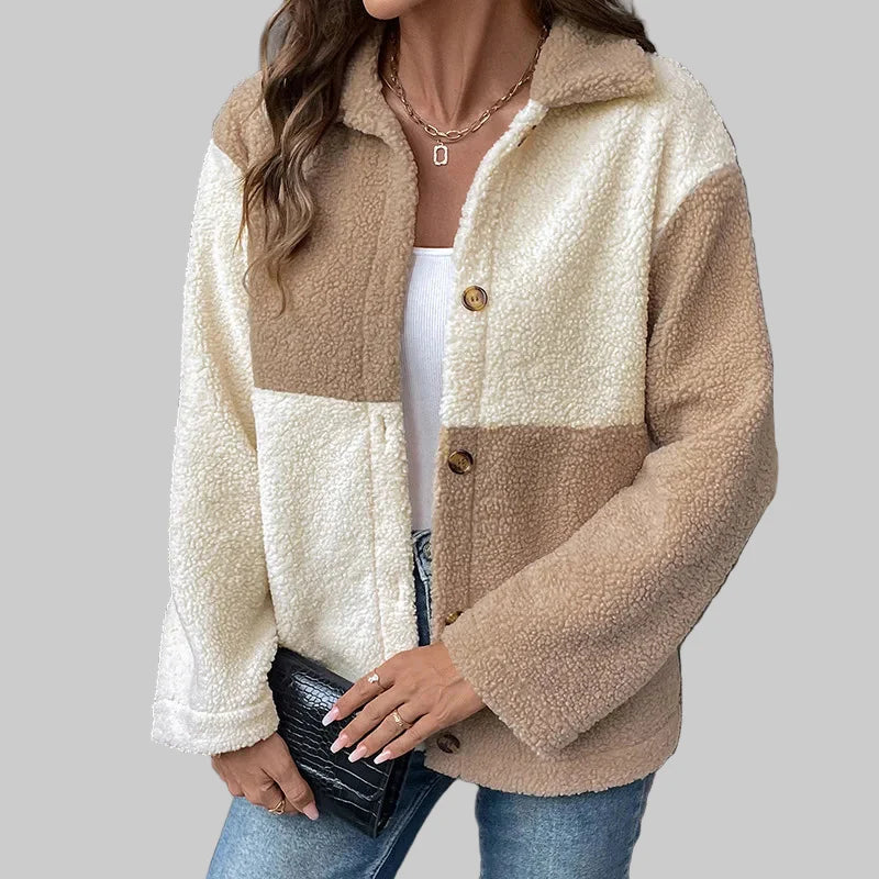 Sierra – Sherpa-Fleecejacke für Damen