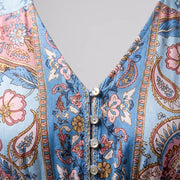 Shelia - Langes Sommerkleid Mit Floralem Muster