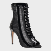 Agnes – Offene Damenschuhe mit Schnürung und Mesh – Ansicht 13