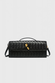 Melanie – Clutch-Tasche mit goldenem Knotendetail – Ansicht 5