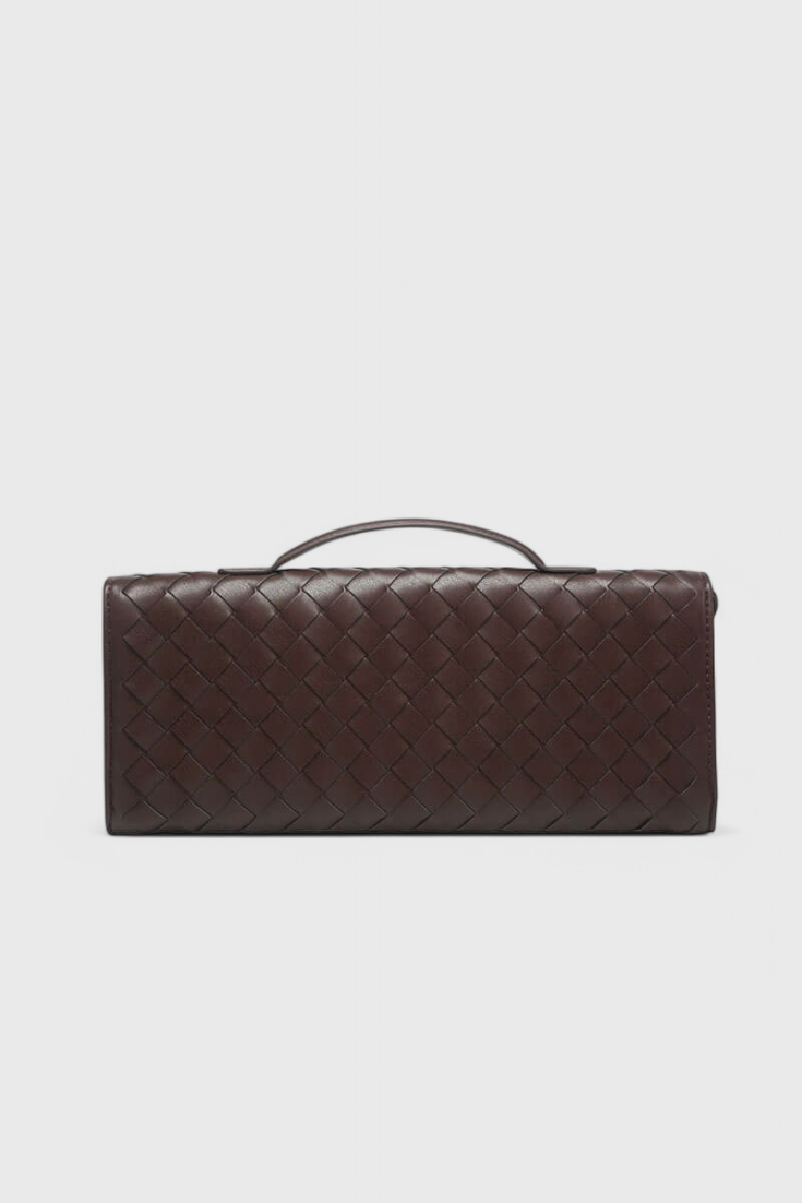 Melanie – Clutch-Tasche mit goldenem Knotendetail – Ansicht 10