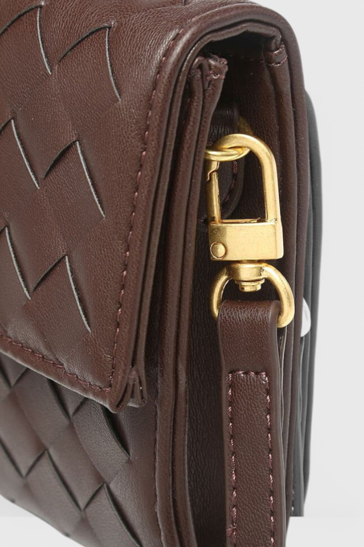 Melanie – Clutch-Tasche mit goldenem Knotendetail – Ansicht 11