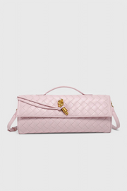 Melanie – Clutch-Tasche mit goldenem Knotendetail – Ansicht 8