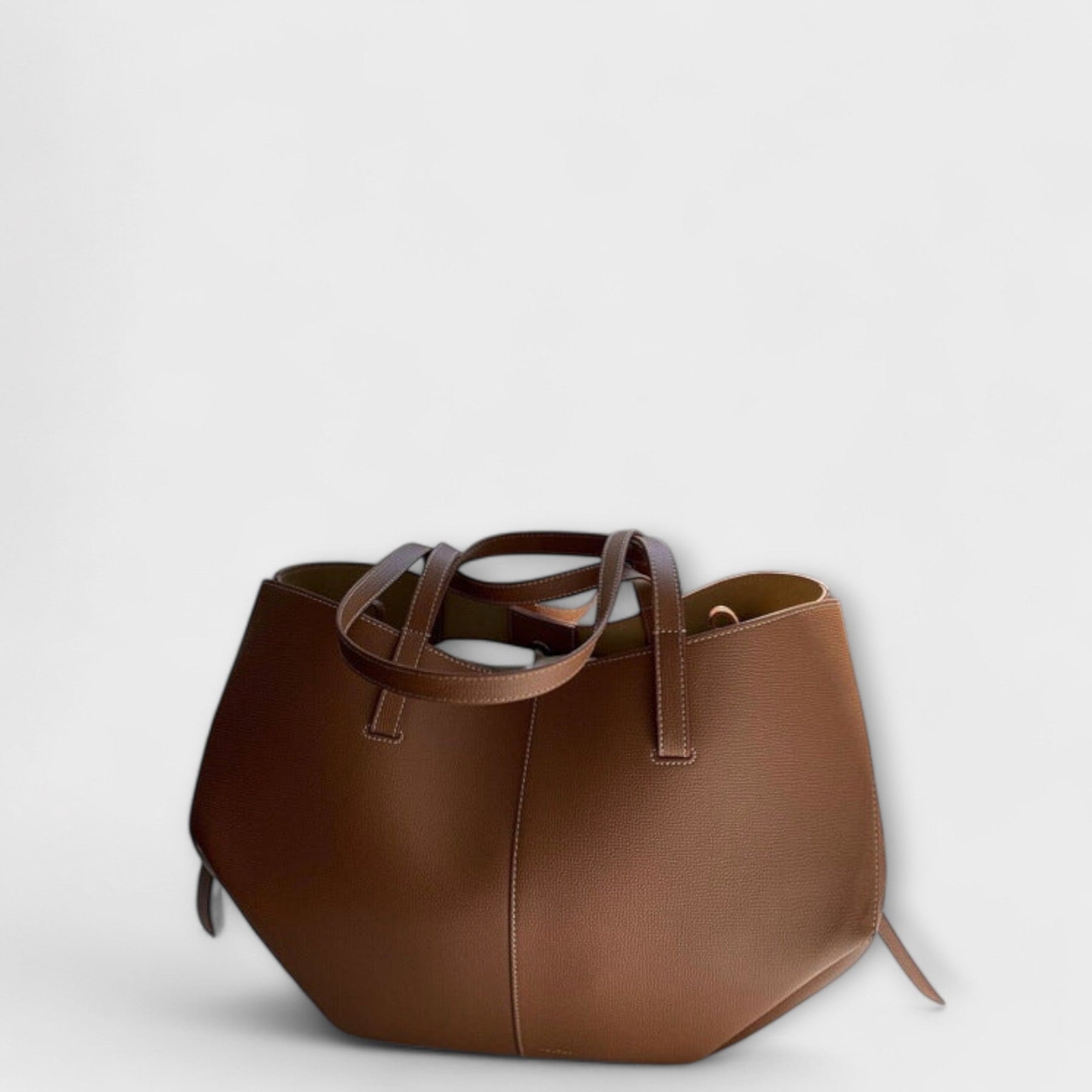 Xoni – Vintage-Lederschultertasche für Damen