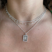 Halskette für Damen mit Sonnenmotiv – Ansicht 4