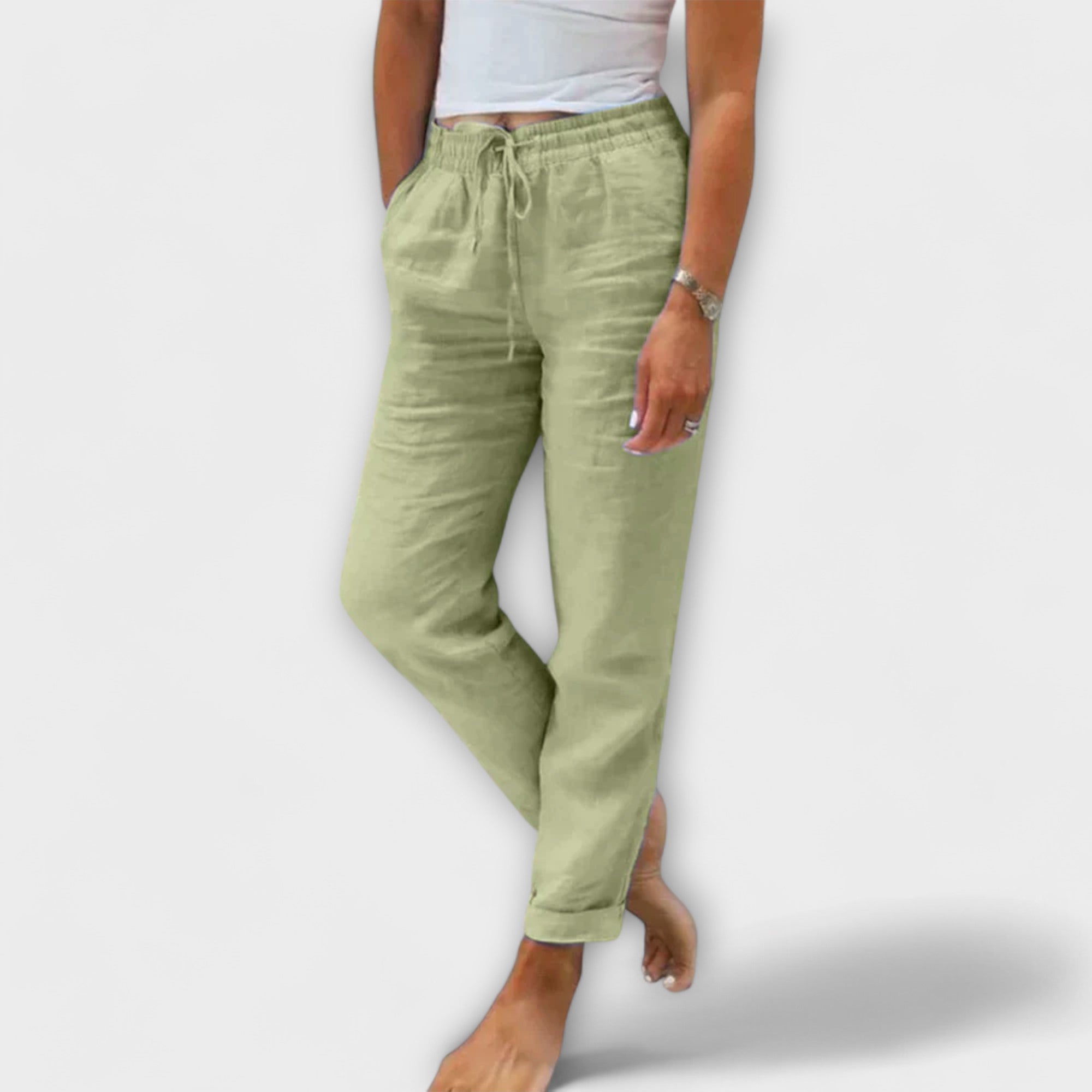 Stacey - Leichte Leinenhose