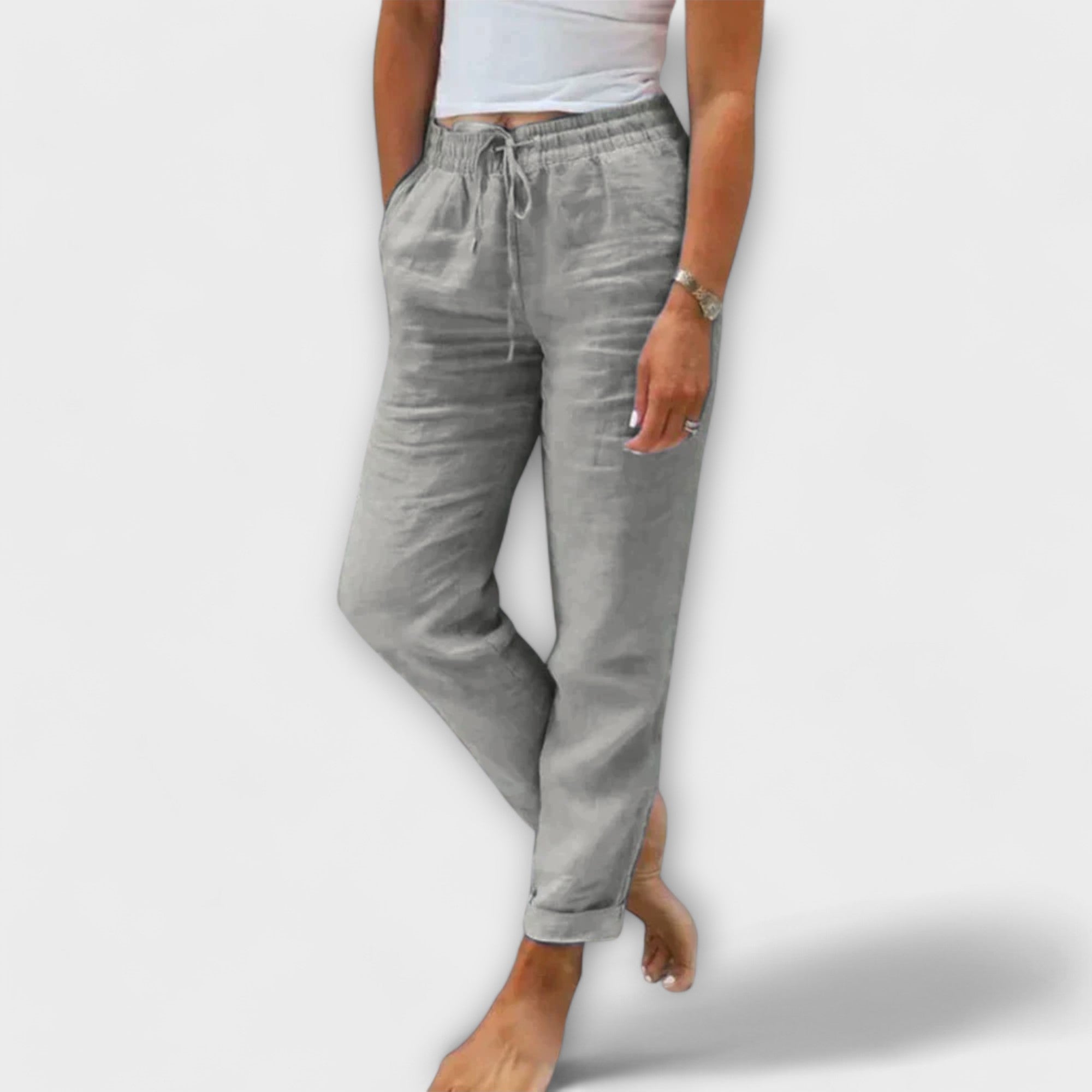 Stacey - Leichte Leinenhose