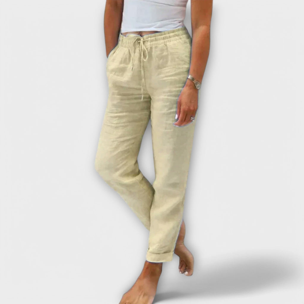 Stacey - Leichte Leinenhose