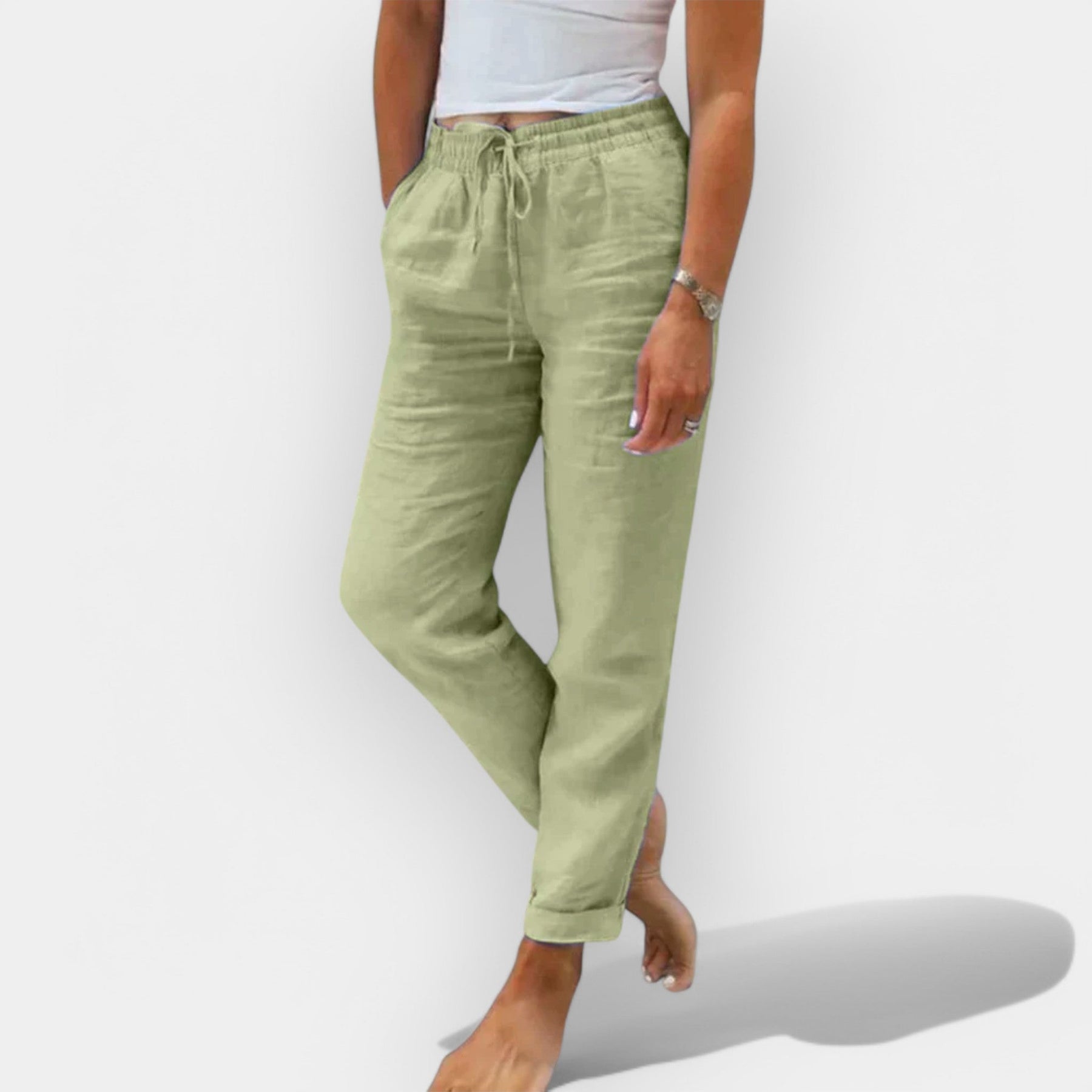 Sommerliche Leinenhose für Damen