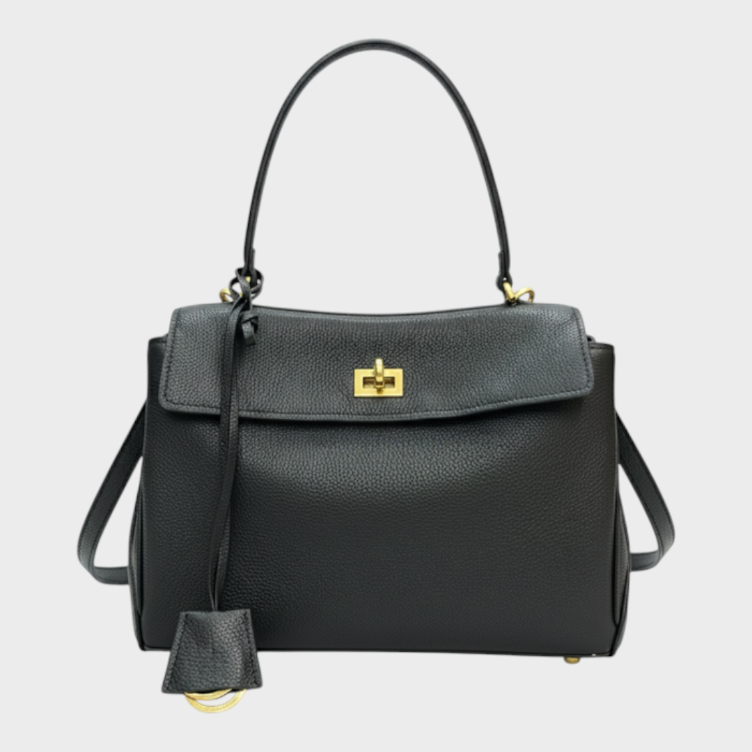 Libby – Minimalistische Luxus-Handtasche aus weichem Leder – Ansicht 16