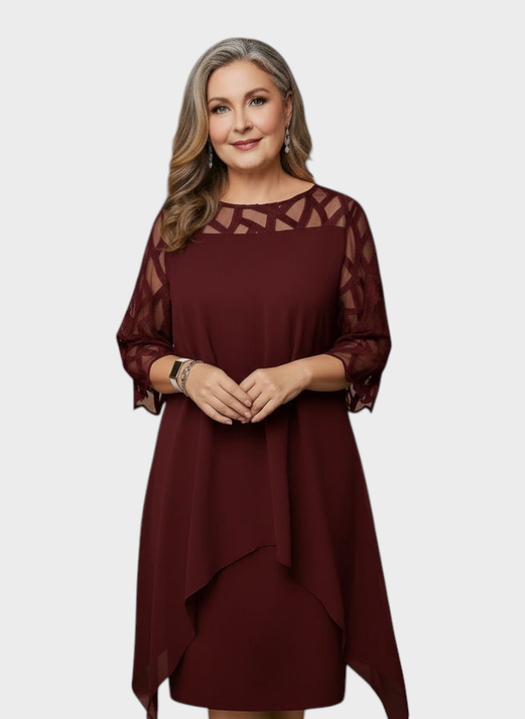 Juliana – Figurschmeichelndes bequemes Damenkleid – Ansicht 3