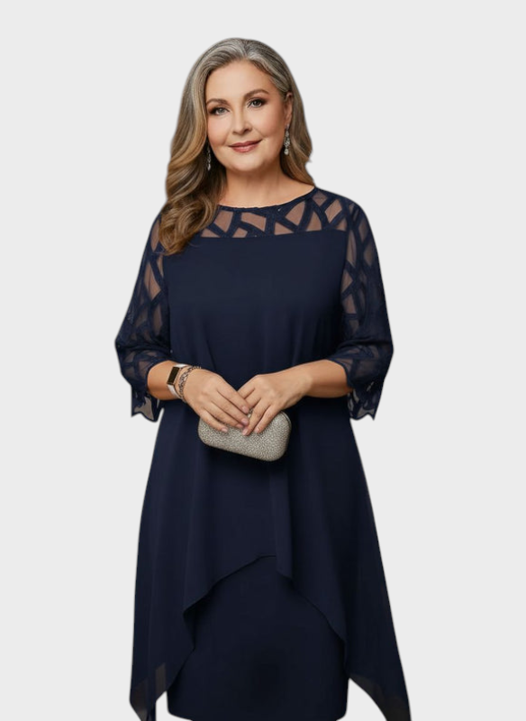 Juliana – Figurschmeichelndes bequemes Damenkleid – Ansicht 2