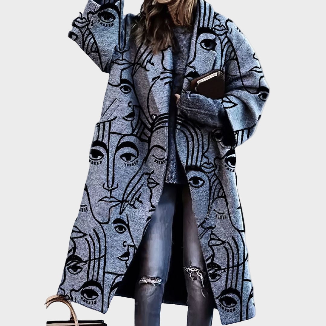 Kiara – Weicher Oversize-Mantel für Damen – Ansicht 4