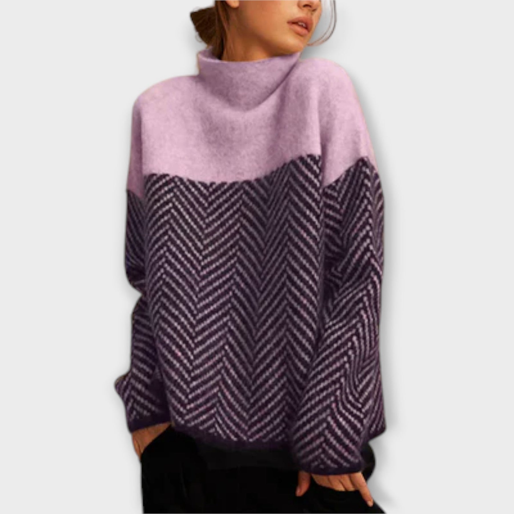 Weicher Damen-Rollkragenpullover Maeve – Ansicht 6