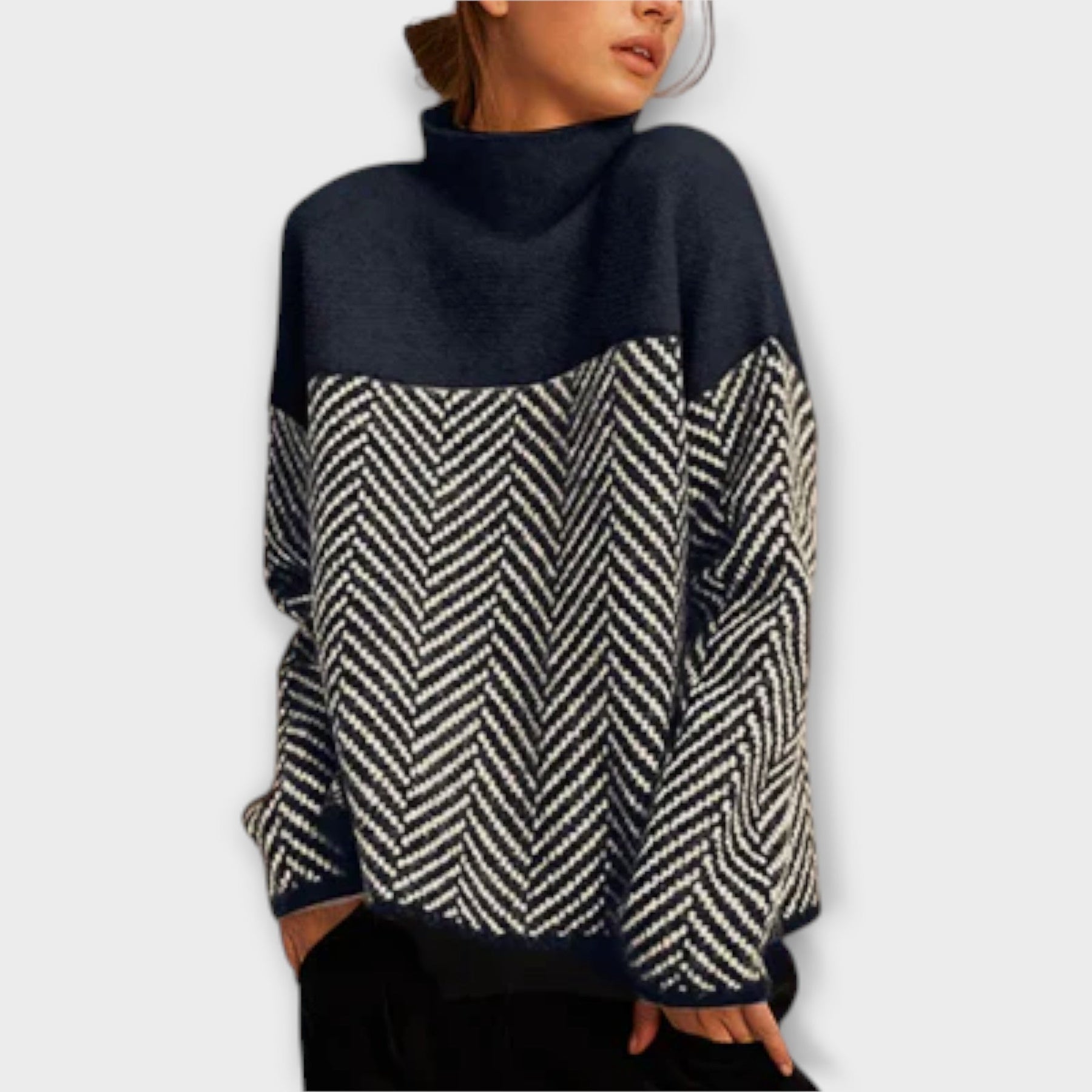 Weicher Damen-Rollkragenpullover Maeve – Ansicht 4