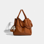 Margarita – Braune Leder-Tote-Tasche für Damen