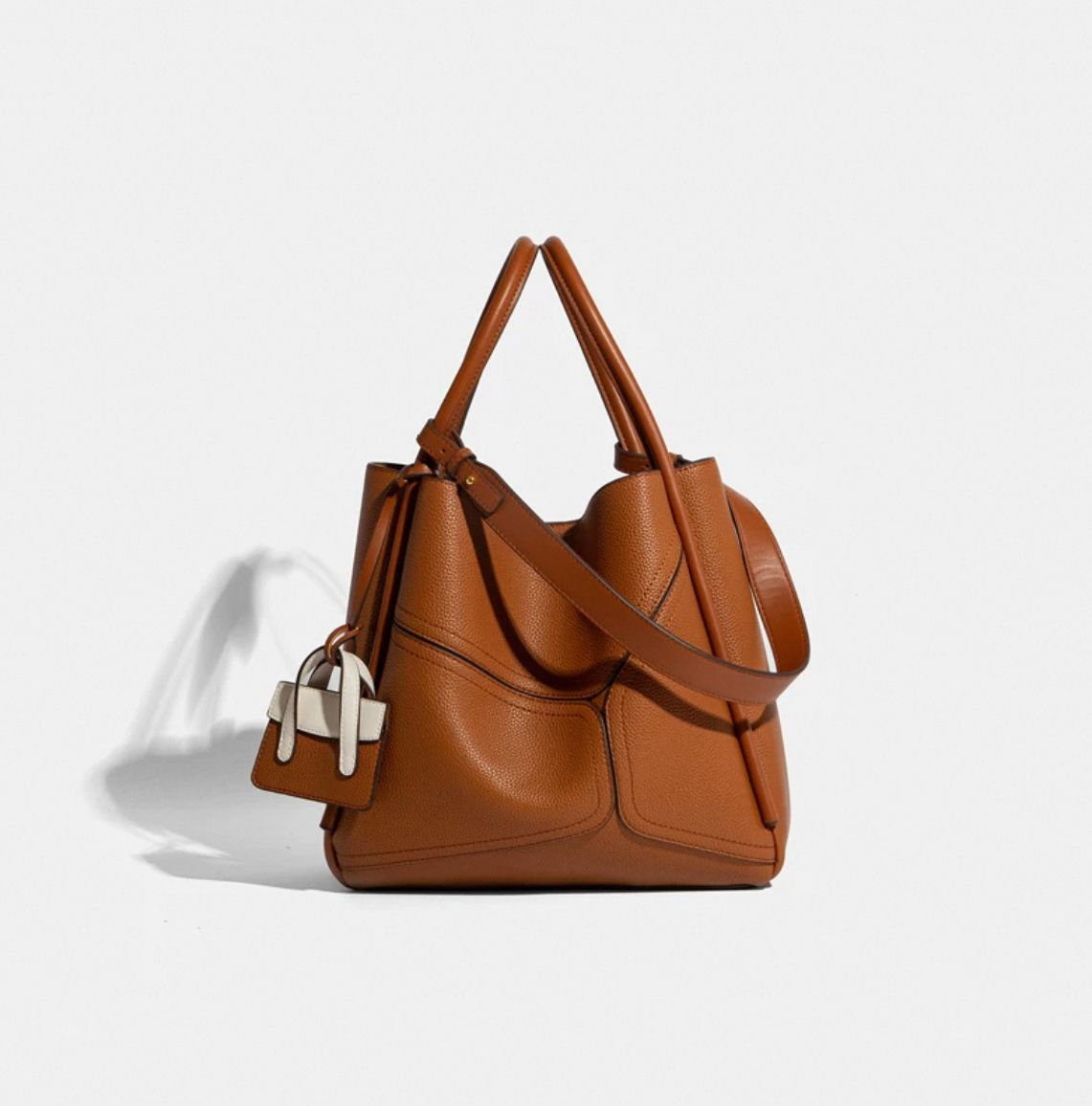 Margarita – Braune Leder-Tote-Tasche für Damen