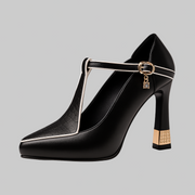 Zoey – Orthopädische Absätze für Damen mit T-Strap