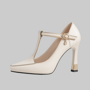 Zoey – Orthopädische Absätze für Damen mit T-Strap – Ansicht 2