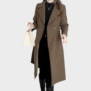 Olivia – Stilvoller Woll-Trenchcoat für Damen – Ansicht 3