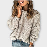 Kuscheliger Damen-Strickpullover Eileen im Retro-Stil
