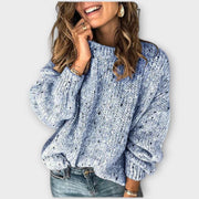 Kuscheliger Damen-Strickpullover Eileen im Retro-Stil – Ansicht 2