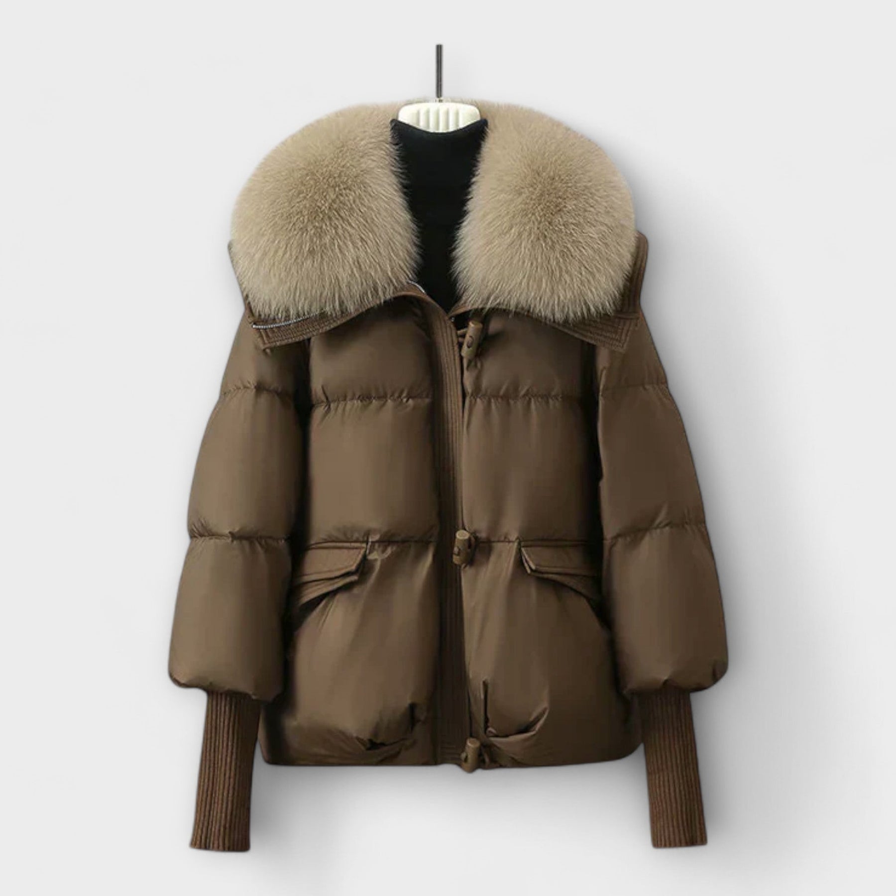 Lucina – Elegante Damenjacke mit Fellfutter – Ansicht 4