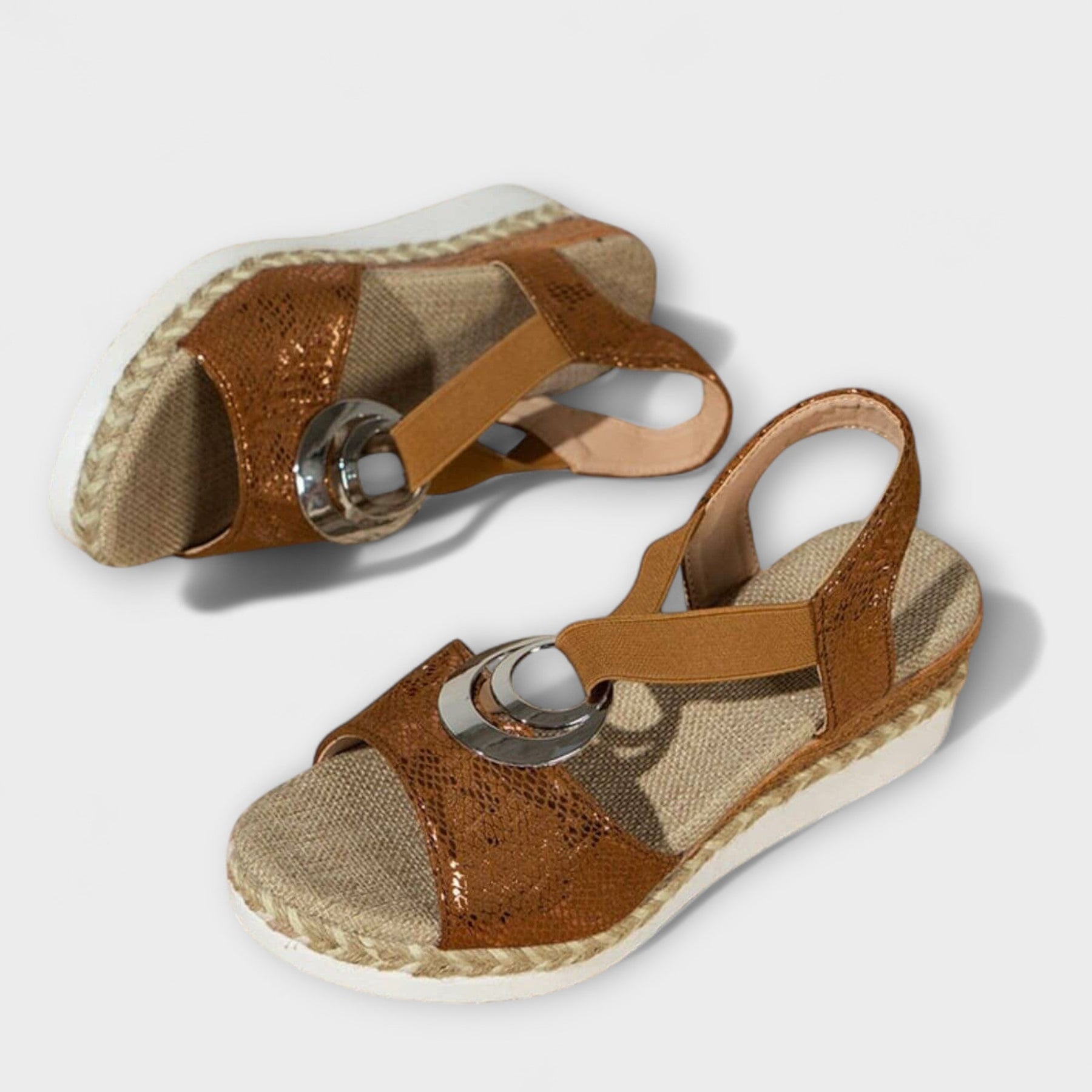 Orthopädische bequeme Damensandalen – Ansicht 8
