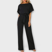 Eleganter Damen-Jumpsuit in tiefem Blau – Ansicht 4