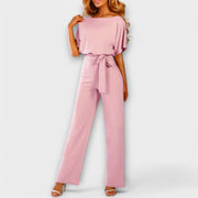 Eleganter Damen-Jumpsuit in tiefem Blau – Ansicht 7