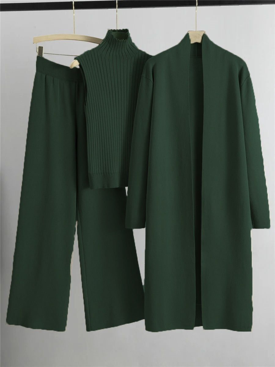 Artemis – Dreiteiliges Damen-Set mit hohem Kragen – Ansicht 3