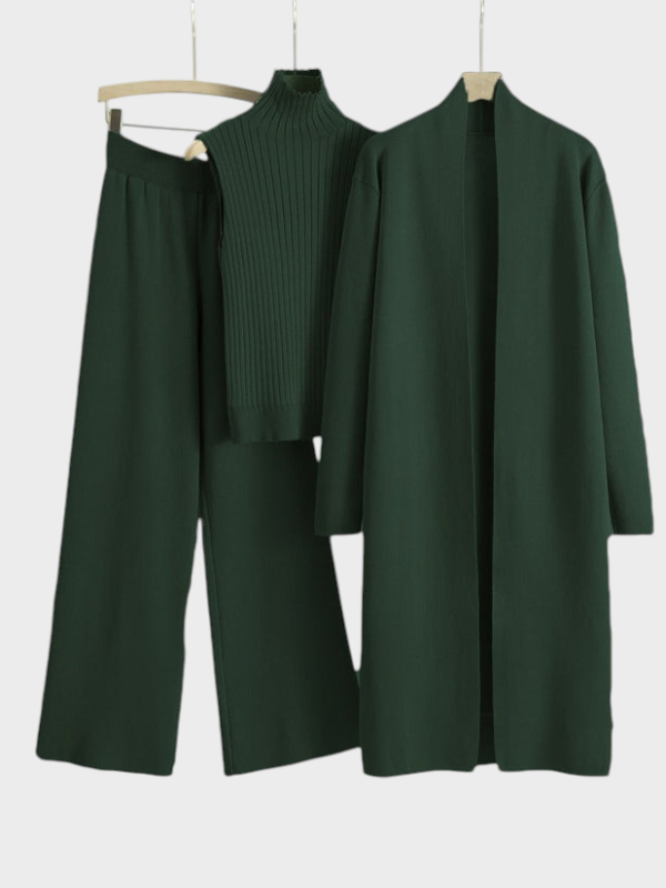 Artemis – Dreiteiliges Damen-Set mit hohem Kragen – Ansicht 10