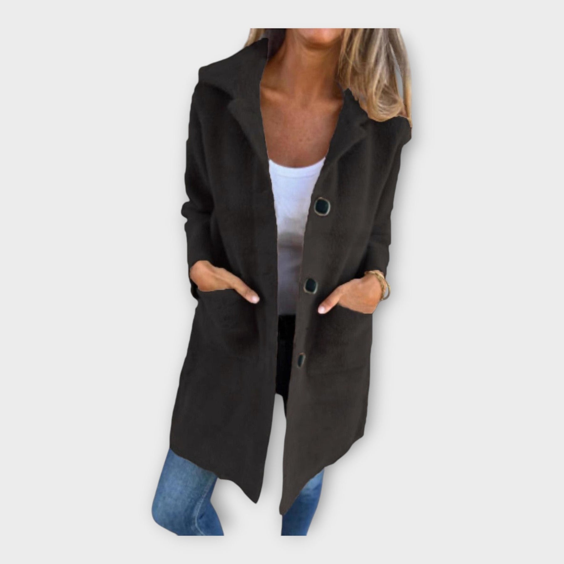 Marce – Eleganter Wollmantel für Damen – Ansicht 13