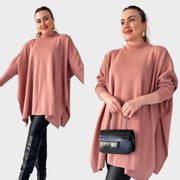 Sadie – Eleganter Damen-Poncho mit Fledermausärmeln – Ansicht 4