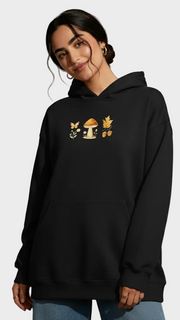 Oversize-Hoodie mit Kapuze – Ansicht 3