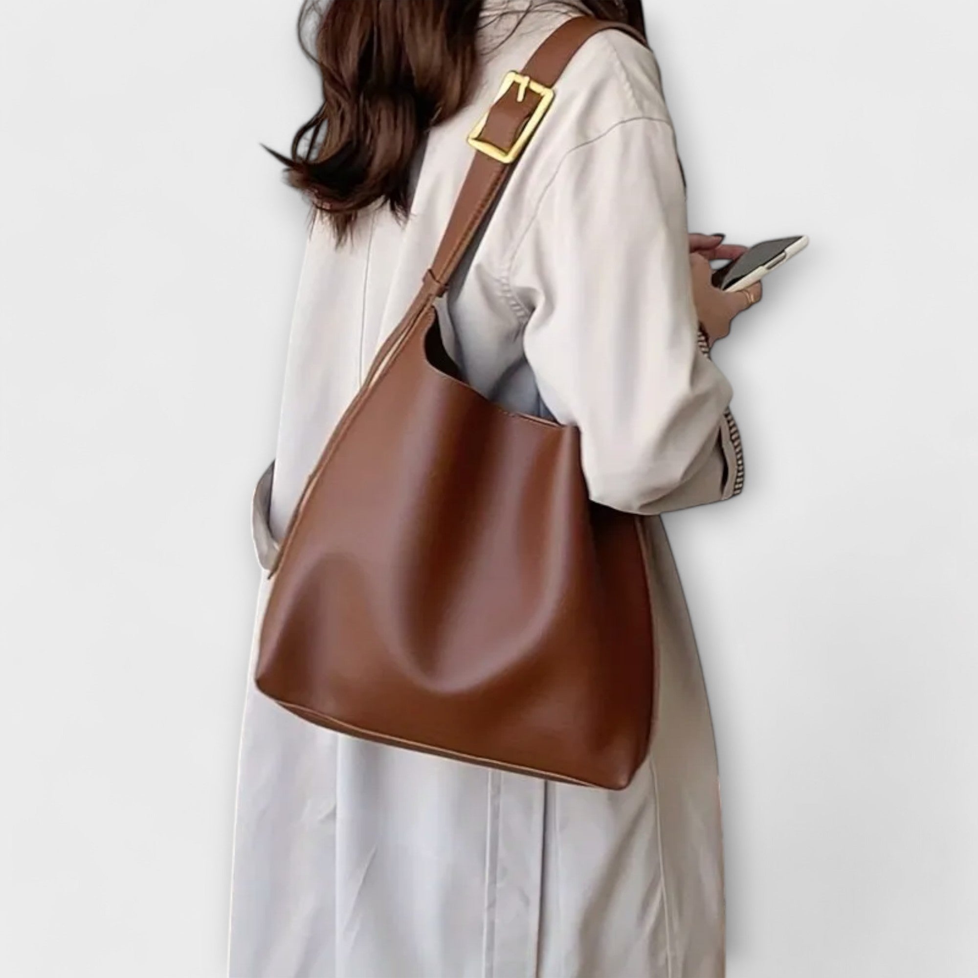 Sami – elegante Schultertasche aus Leder