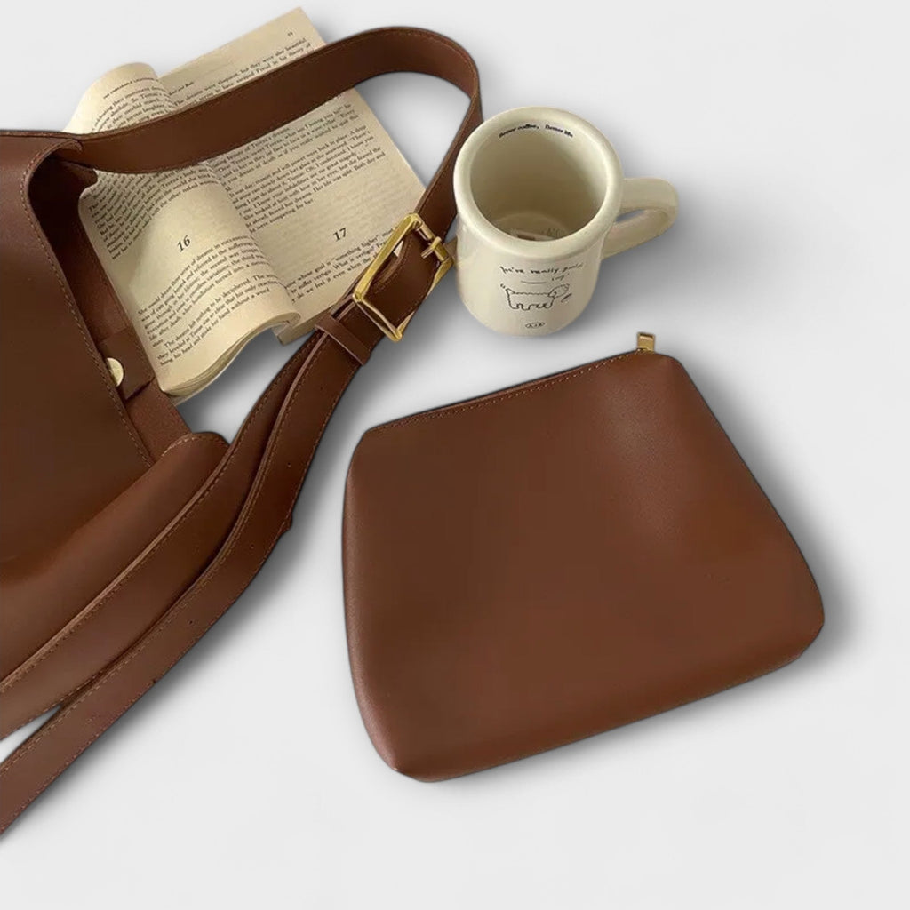 Sami – elegante Schultertasche aus Leder