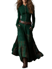 Izabella – Maxikleid aus Wildlederimitat – Ansicht 3