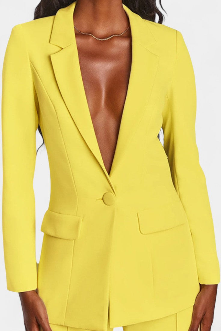 Marnie Set aus tailliertem Blazer und weit geschnittener Hose