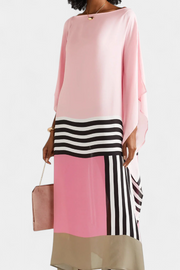 Eleonora – Damen-Kaftan mit geometrischem Muster – Ansicht 11