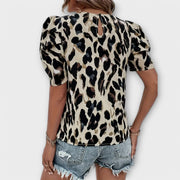 Damenbluse Amelia mit buntem Muster – Ansicht 2