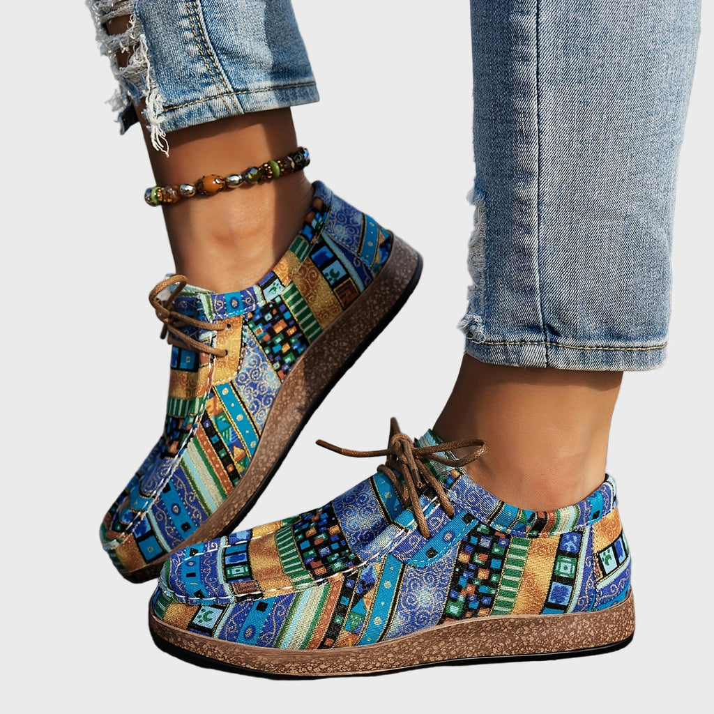 Bunte Boho-Schuhe