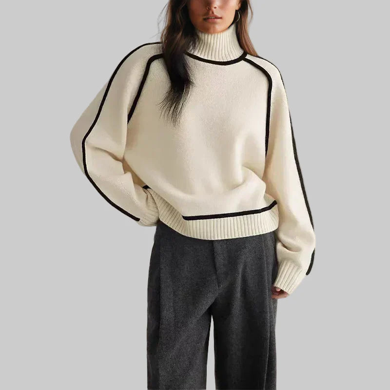 Alexandra – Eleganter weicher Rollkragenpullover für Damen – Ansicht 6